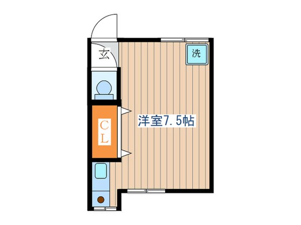 東田Ａ棟の物件間取画像